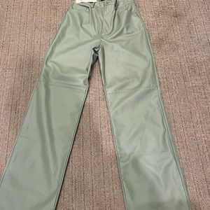 Zara leather pants
